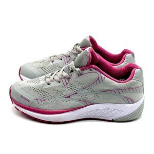 Propet One Lt Lace Up Sneaker  Grey/Berry Mesh Women’s Size 7.5
